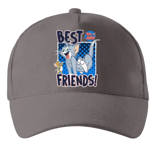 Кепка Tom and Jerry Best friends Серый фото