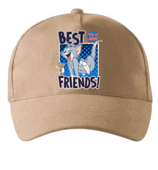 Кепка Tom and Jerry Best friends Песочный фото