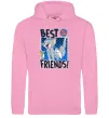 Мужская толстовка (худи) Tom and Jerry Best friends Розовый фото
