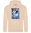 Женская толстовка (худи) Tom and Jerry Best friends Песочный фото