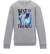Детский Свитшот Tom and Jerry Best friends Серый меланж фото