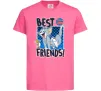 Детская футболка Tom and Jerry Best friends Ярко-розовый фото