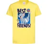 Детская футболка Tom and Jerry Best friends Лимонный фото