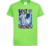 Детская футболка Tom and Jerry Best friends Лаймовый фото
