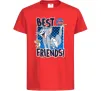 Детская футболка Tom and Jerry Best friends Красный фото