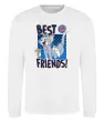 Свитшот Tom and Jerry Best friends Белый фото