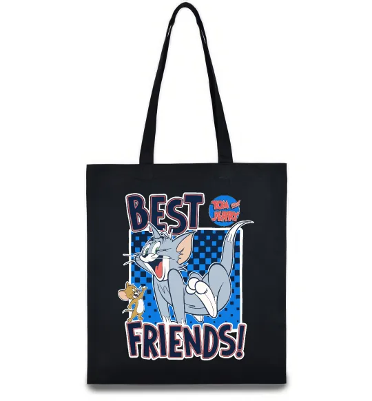Эко-сумка Tom and Jerry Best friends Черный фото