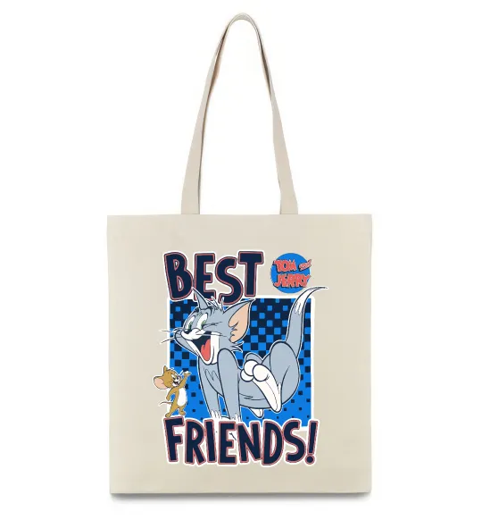 Эко-сумка Tom and Jerry Best friends Бежевый фото