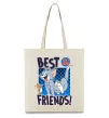 Эко-сумка Tom and Jerry Best friends Бежевый фото