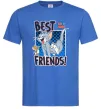 Мужская футболка Tom and Jerry Best friends Ярко-синий фото