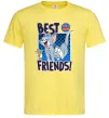 Мужская футболка Tom and Jerry Best friends Лимонный фото