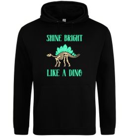 Мужская толстовка (худи) Shine bright like a dino