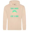 Жіноча толстовка (худі) Shine bright like a dino Пісочний фото
