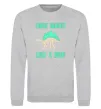 Світшот Shine bright like a dino Сірий меланж фото