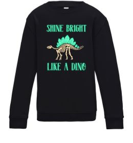 Детский Свитшот Shine bright like a dino