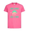 Дитяча футболка Shine bright like a dino Яскраво-рожевий фото