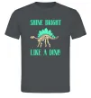 Мужская футболка Shine bright like a dino Графит фото