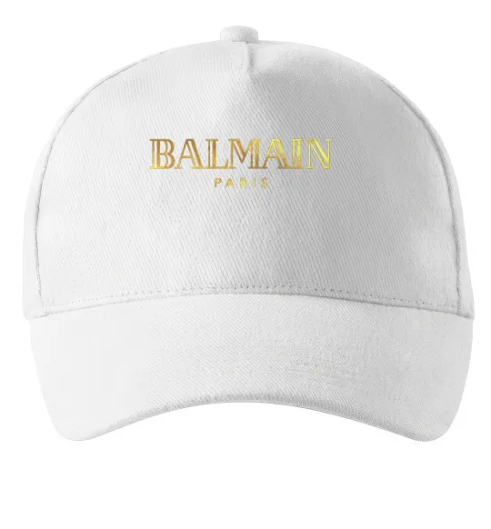 Кепка Balmain, колір - білий Белый фото
