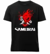 Чоловіча преміум футболка Cyberpunk 2077 samurai, колір - чорний, розмір - L Чорний Чоловіча преміум футболка Cyberpunk 2077 samurai, колір - чорний, розмір - L Чорний фото