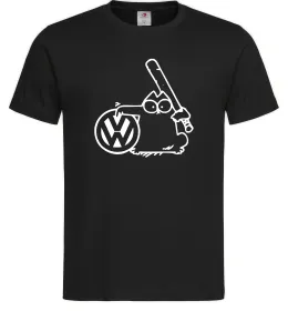 Мужская футболка Danger Volkswagen, колір - чорний, розмір - L Черный фото