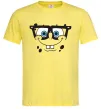 Мужская футболка Sponge Bob розумне обличчя, колір - лимонний, розмір - М Лимонный Мужская футболка Sponge Bob розумне обличчя, колір - лимонний, розмір - М Лимонный фото