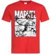 Чоловіча футболка Комікс Marvel, колір - чорний, розмір - L Червоний Чоловіча футболка Комікс Marvel, колір - чорний, розмір - L Червоний фото