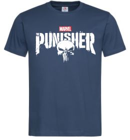 Чоловіча футболка Punisher marvel, колір - темно-синій, розмір - М
