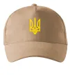 Кепка Герб маленький друк, колір - пісочний Пісочний фото