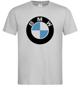 Чоловіча футболка Logo BMW, колір - сірий, розмір - XL