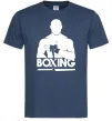 Мужская футболка Boxing man, колір - темно-синій, розмір - L Темно-синий Мужская футболка Boxing man, колір - темно-синій, розмір - L Темно-синий фото