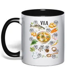 Чашка с цветной ручкой Чашка с цветной ручкой