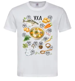 Мужская футболка Уха Белый фото