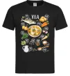 Мужская футболка Уха Черный Мужская футболка Уха Черный фото