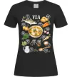 Женская футболка Уха Черный фото