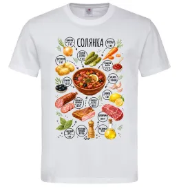 Мужская футболка Солянка Белый фото
