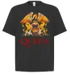 Футболка Оверсайз Queen logo, колір - чорний, розмір - XXL Черный фото