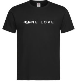 Чоловіча футболка Lada one love, колір - чорний, розмір - XL