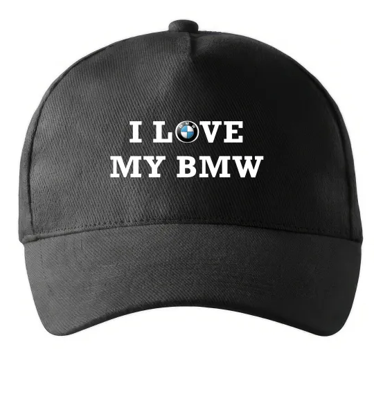 Кепка I love my BMW, колір - чорний Черный фото