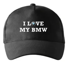 Кепка I love my BMW, колір - чорний Черный фото