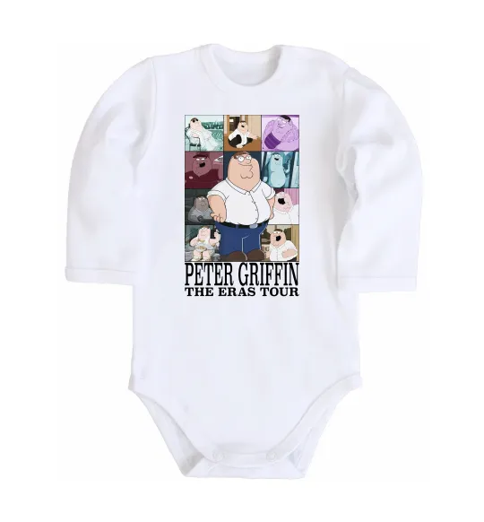 Детский боди Peter Griffin The Eras Tour Белый фото