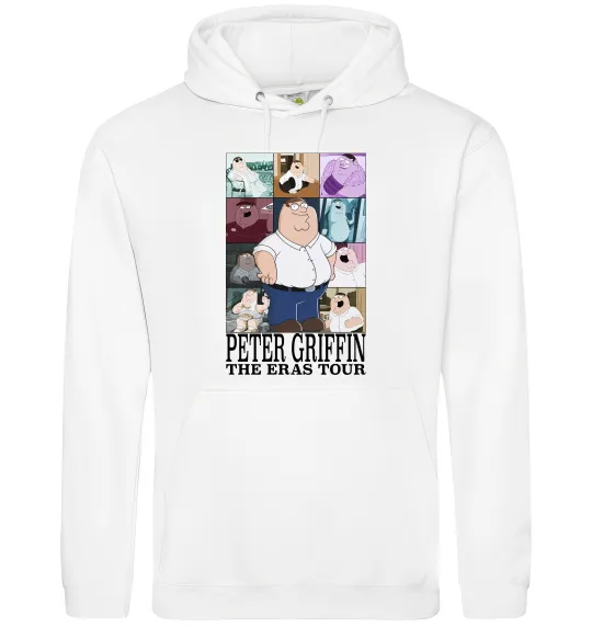 Женская толстовка (худи) Peter Griffin The Eras Tour Белый фото