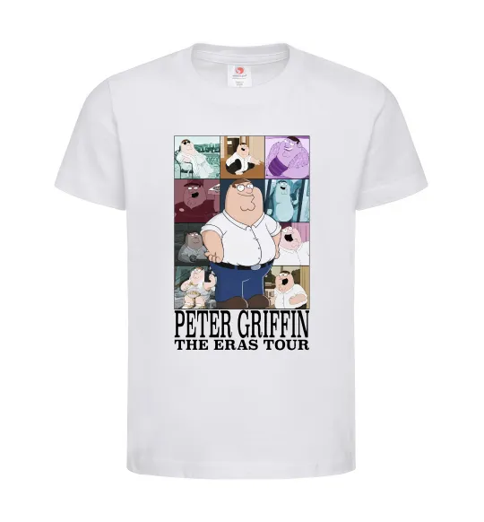 Детская футболка Peter Griffin The Eras Tour Белый фото