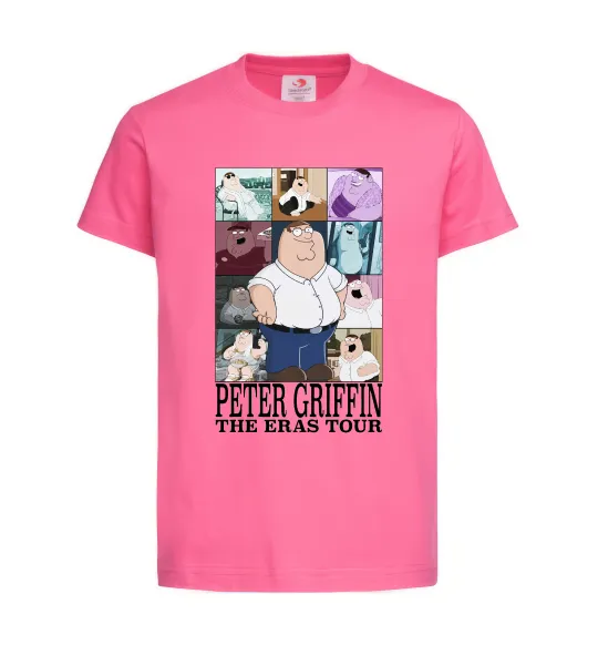 Детская футболка Peter Griffin The Eras Tour Ярко-розовый фото