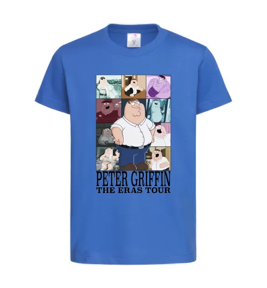 Детская футболка Peter Griffin The Eras Tour Ярко-синий фото