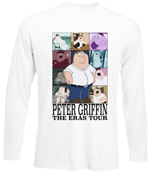 Лонгслив Peter Griffin The Eras Tour Белый фото