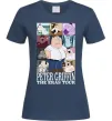 Женская футболка Peter Griffin The Eras Tour Темно-синий Женская футболка Peter Griffin The Eras Tour Темно-синий фото
