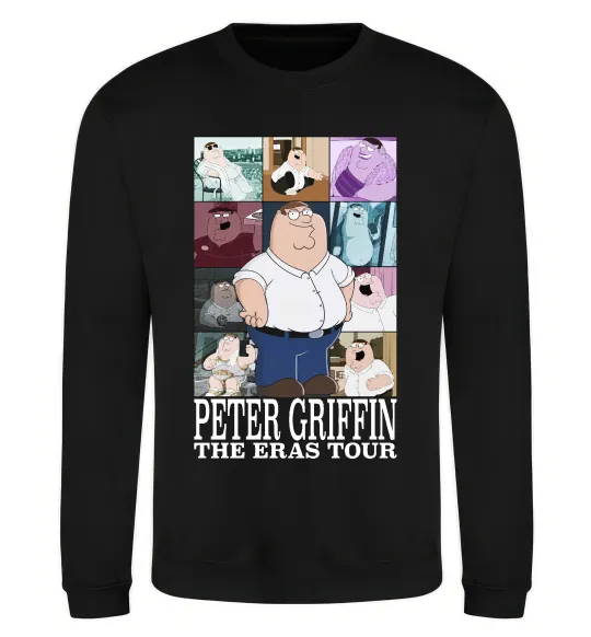 Свитшот Peter Griffin The Eras Tour Черный фото