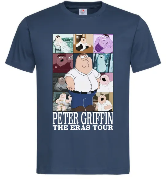 Мужская футболка Peter Griffin The Eras Tour Темно-синий фото