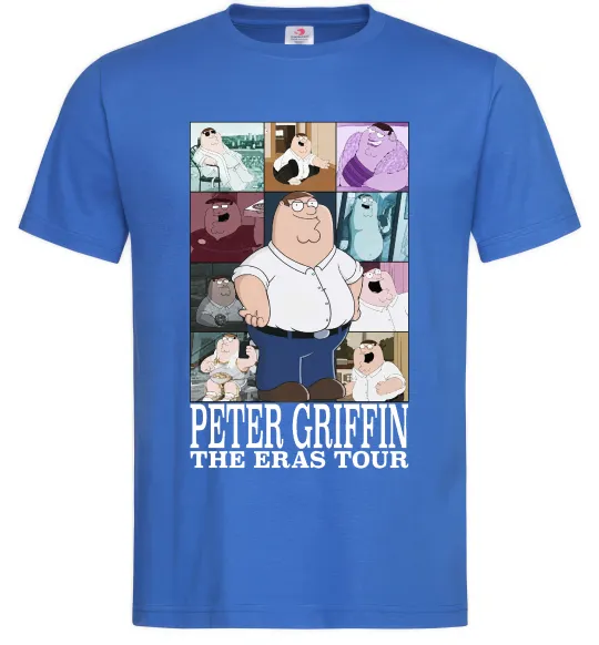Мужская футболка Peter Griffin The Eras Tour Ярко-синий фото