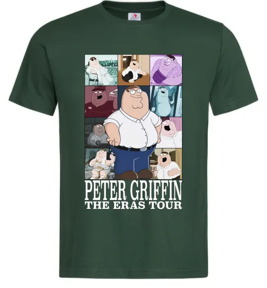 Мужская футболка Peter Griffin The Eras Tour Темно-зеленый фото